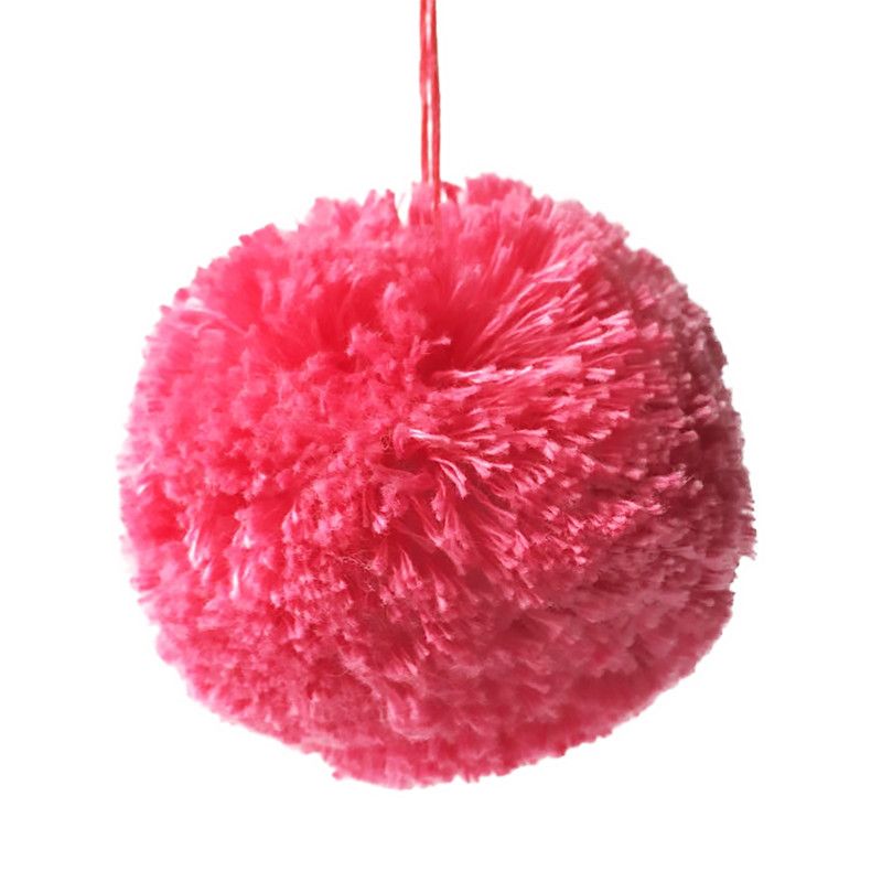 Garnboll för dekoration rosa i ekologiskt bomullsgarn