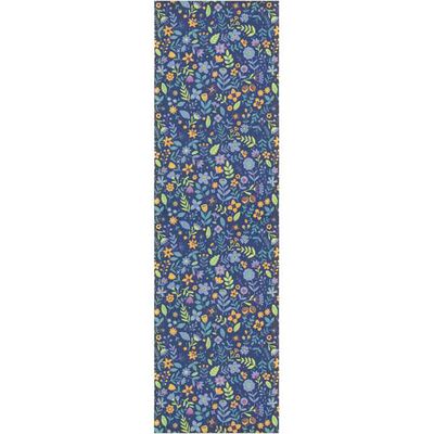 Blue meadow löpare 35x120 - Ekelunds Linneväveri