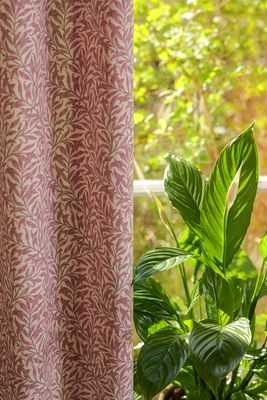 Ramas gardin i ljung – närbild med gröna växter