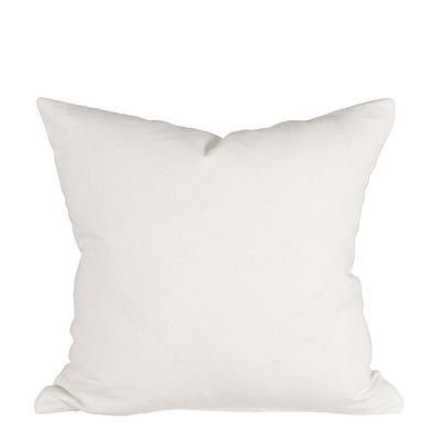 Baksidan av Ribbon kuddfodral 45x45 cm i enfärgat vitt.