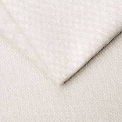 Detaljbild av Mistral möbeltyg (elfenbensvit chenille) som visar den mjuka ytan och textur. Tyget har extrem slitstyrka