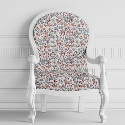 Leksand mini natur jacquard