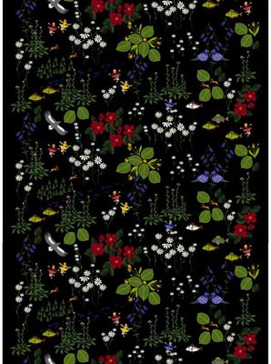 Himlajorden svart vardagsrums gardiner