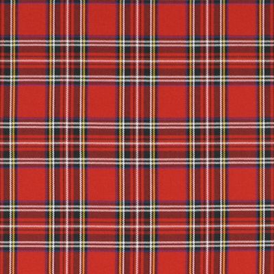 Tartan MINI röd ett stumt mode tyg som passar utmärkt till byxor, klänningar, kjolar och kavajer modetyg på metervara.