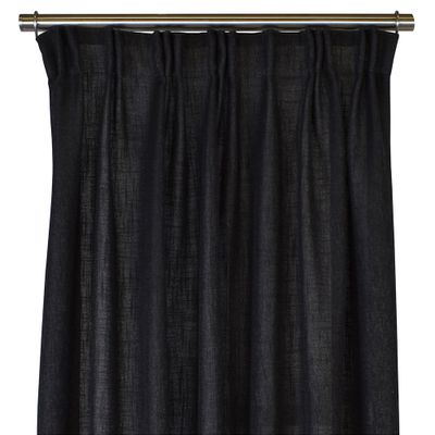 Billiga enfärgade svarta gardiner i fin kvalité