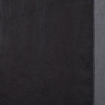 Enfärgat stentvättat linnetyg svart för inredning eller klädsömnad - Rosahuset.com