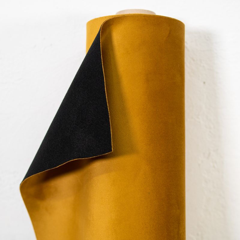 Tiffany Mustard - Lyxigt och elegant tyg med en vacker senapsgul färg
