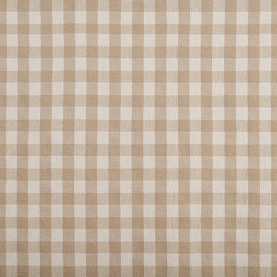 Rutigt tyg Celestine beige från Safeco med ett klassiskt, jämnt rutmönster i beige och offwhite.