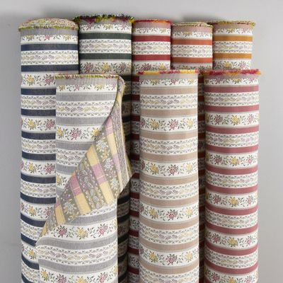 Översiktsbild med alla färgvarianter i Portugal-serien – beige, rosa, ockra, terrakotta, grön, blå m.fl.