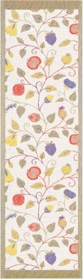 Floral löpare 35x140 - Ekelunds Linneväveri