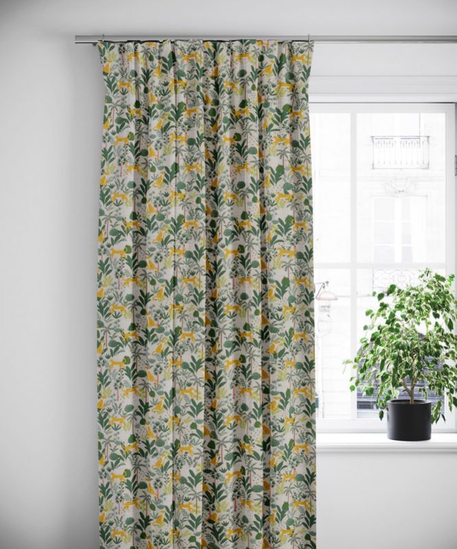 Leopard jungle gardin till barnrum- Rosahuset.com