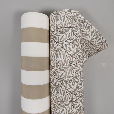 Uteväv stripe beige randigt tyg till utemöbler