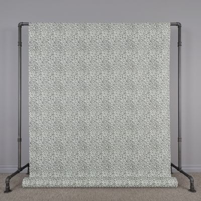 Harper vit-grön tyg med kvistar och blad