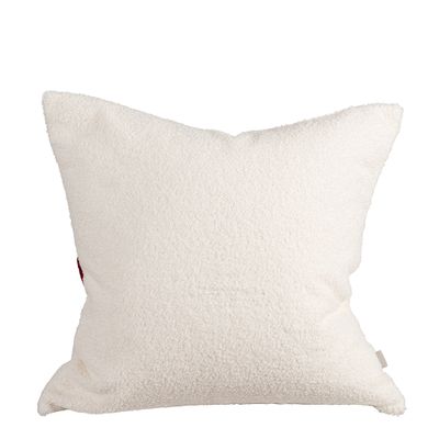 Enfärgad baksida i vit teddy på Paket kuddfodral 45x45 cm