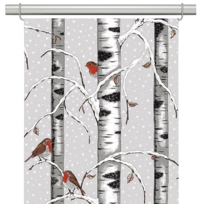 Vinterdungen grå Panelgardiner