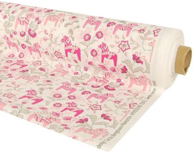 Gardintyg Leksand mini rosa arvidssons textil