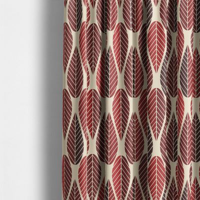 Retroinspirerat tyg med bladmotiv från Arvidssons Textil