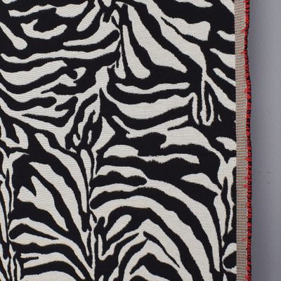 Zebra gobeläng tyg med ett modernt zebra mönster | Rosahuset.com