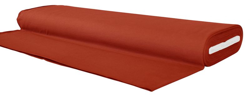 Enfärgad trikå roströd oeko-tex | nordisktextil.se