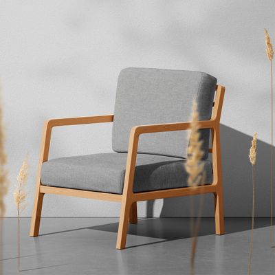 Uteväv mörkgrå jacquard inredningstyg för utomhusbruk - Rosahuset.com