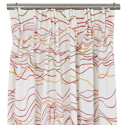 Forsa gardiner multibandsgardiner med grafiskt mönster| rosahuset.com