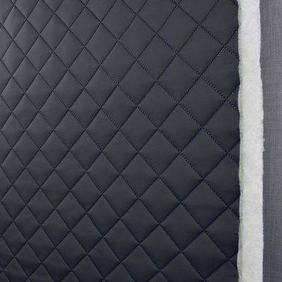 Niva XL mörkblått diagonalrutig galon tyg - Rosahuset