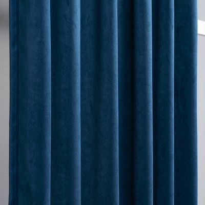 Anna sammet mörkblå multibandslängder