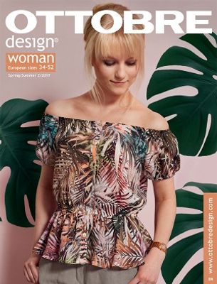 Ottobre design woman vår/sommar 2/2017 mönster tidning