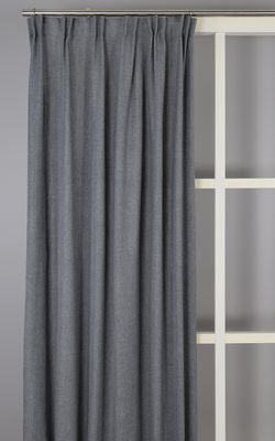 Petra mörkgrå gardiner