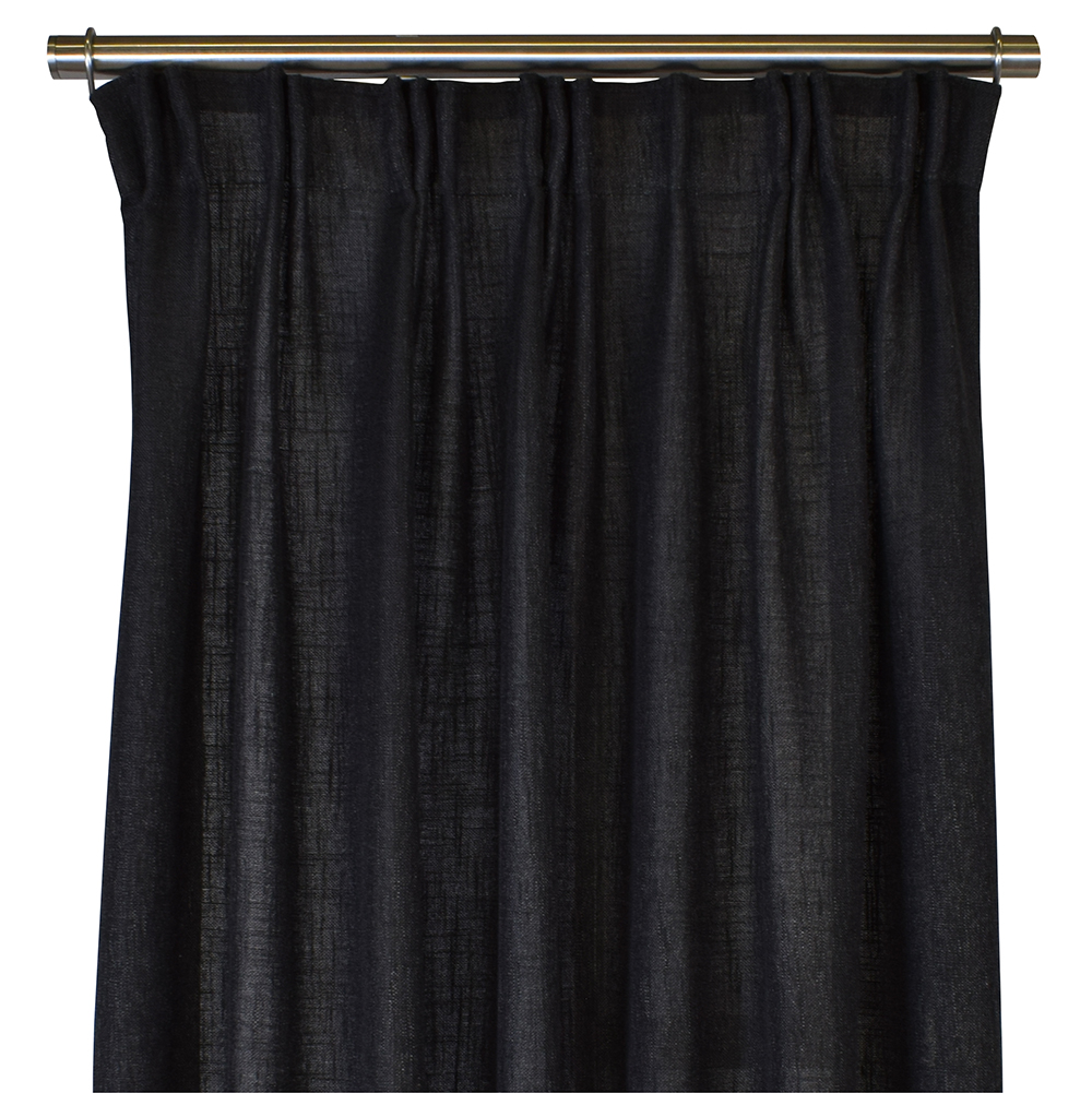Köp svarta gardiner online | nordisktextil.se